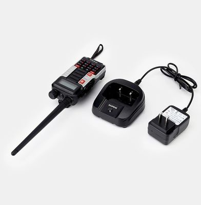 Ham Walkie Talkie Tr-818UV Dual Band UHF/VHF 0-8km Talk Range Android Carregador USB 2024