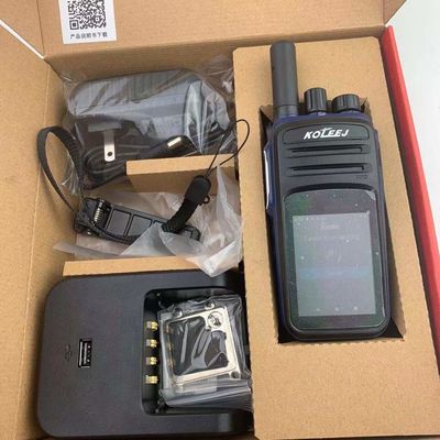 1800 mAh Capacidade da bateria Walkie Talkie Android 9.0 N58 com 4G de longo alcance e GPS