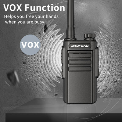 UHF 400-470MHz Walkie Talkie portátil Tipo-C Carregar Atualização BF-888S Rádio para Ar Livre