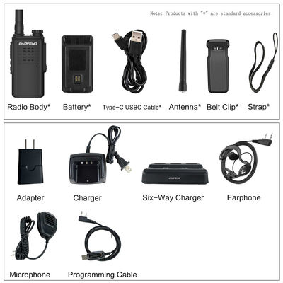Baofeng W31E Talkie Walkie 5Watt Potência de saída 4.2V Voltagem de operação para profissional