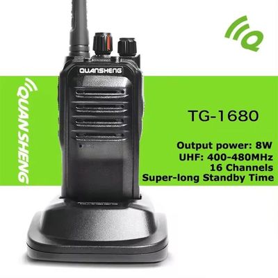 Quansheng Tg-1680 PC Produtos de Walkie Talkie de potência programável para 295g de peso