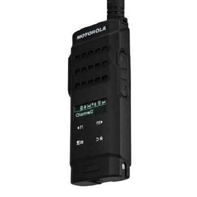 128 canais de armazenamento Walkie-Talkie preto com alta intensidade de sinal e sinal forte