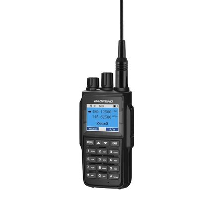 Walkie-Talkie de varredura Rx de 3 bandas com frequência VHF UHF Tipo Bateria de 2200 mAh