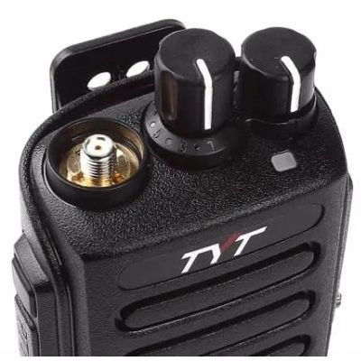 2200mAh Walkie-Talkie portátil digital preto MD-680 para frequência VHF UHF Tipo direto