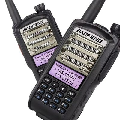 128 Canal de armazenamento Baofeng UV-7r Ultravioleta Dual Frequency Radio Intercom Cabelo liso