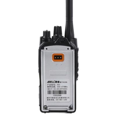 0-8km de alcance de conversa IPX5 Nível de resistência à água Abell A51 Tdma Dual Time Slot Walkie Talkie