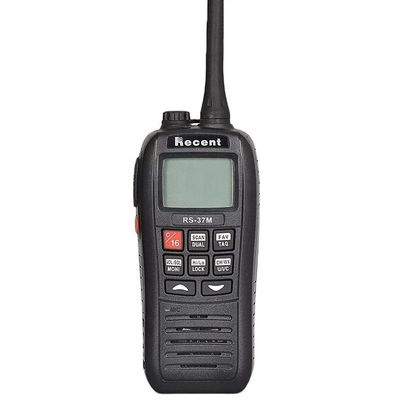 Recentes RS-37m IP67 Impermeável 5W VHF 2 Way Long Range Walkie Talkie Radio Marítimo