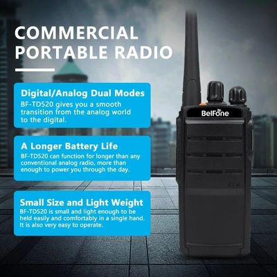 216g Straight Bf-TD520 DMR Radio Walkie-Talkie A preço acessível Com 128 canais de armazenamento