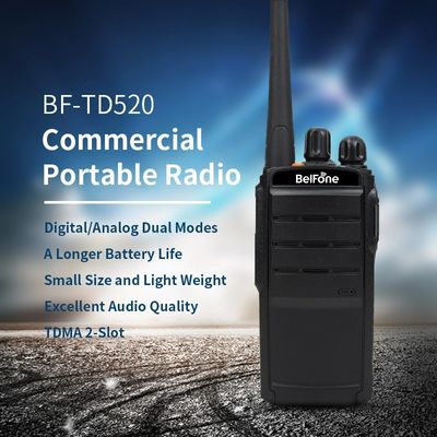 216g Straight Bf-TD520 DMR Radio Walkie-Talkie A preço acessível Com 128 canais de armazenamento