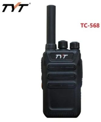 1W/4W Potência de saída Black Tyt Tc-568 Walkie-Talkie analógico para comunicação compacta