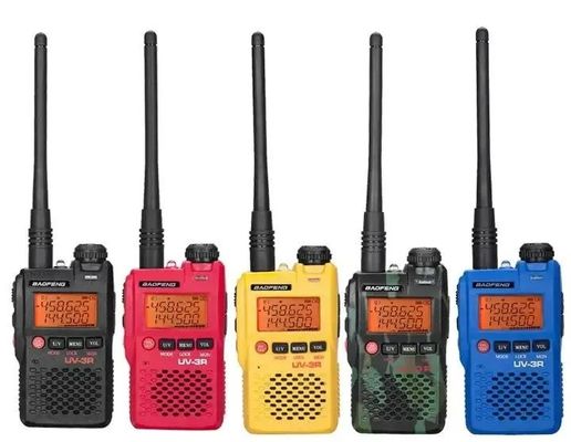 Terminal portátil estilo Baofeng UV3r Radio Walkie-Talkie com tipo de frequência VHF UHF