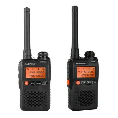 Terminal portátil estilo Baofeng UV3r Radio Walkie-Talkie com tipo de frequência VHF UHF