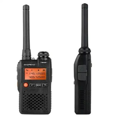 Terminal portátil estilo Baofeng UV3r Radio Walkie-Talkie com tipo de frequência VHF UHF