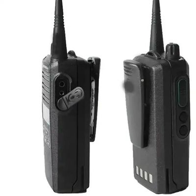 122 X 55 X 35,5 mm Intercomunicação de rádio portátil de duas vias VHF / UHF com bateria Li-on incluída