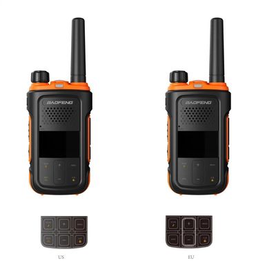 2024 Baofeng UV-12 Dual Band Walkie Talkie com fone de ouvido e capacidade de bateria de 2200mAh