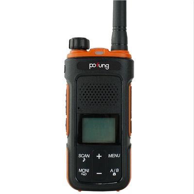 Transmissor sem fio UV-11 Gmrs preto com bateria de 2200 mAh