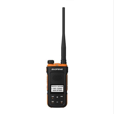 Transmissor sem fio UV-11 Gmrs preto com bateria de 2200 mAh