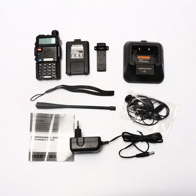 206g Baofeng UV5r Dual Frequency VHF UHF Walkie-Talkie profissional para equipas de segurança