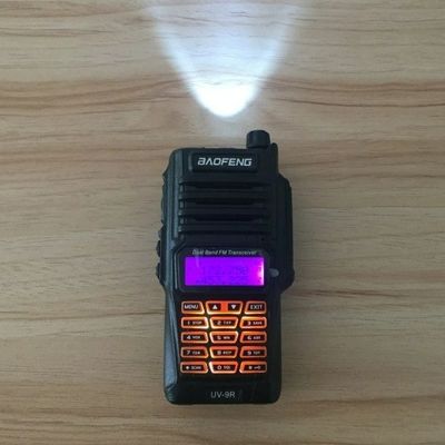 VHF UHF Ham Walkie Talkie Navios Alta potência de saída Comunicação de rádio de longo alcance UV-9r