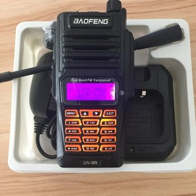 VHF UHF Ham Walkie Talkie Navios Alta potência de saída Comunicação de rádio de longo alcance UV-9r