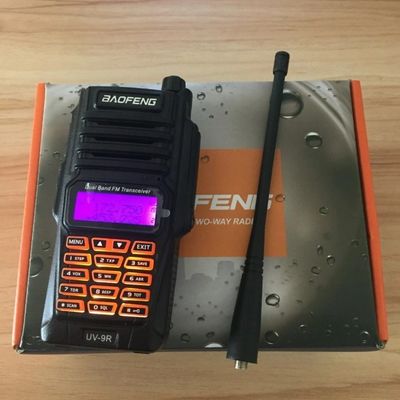 VHF UHF Ham Walkie Talkie Navios Alta potência de saída Comunicação de rádio de longo alcance UV-9r