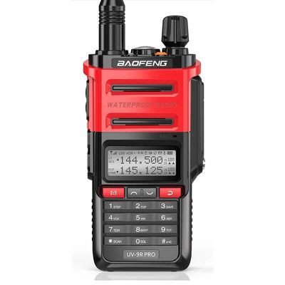 128 canais Baofeng UV-9r PRO IP68 Walkie Talkie para comunicação de longa distância em 2024