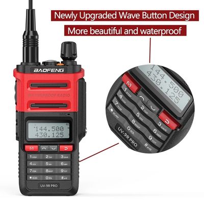 128 canais Baofeng UV-9r PRO IP68 Walkie Talkie para comunicação de longa distância em 2024