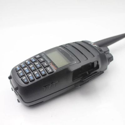 Walkie-Talkie VHF UHF de banda dupla leve com função de repetidor de banda cruzada de 10 Watt
