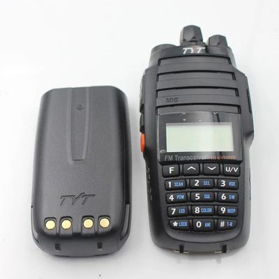 Walkie-Talkie VHF UHF de banda dupla leve com função de repetidor de banda cruzada de 10 Watt