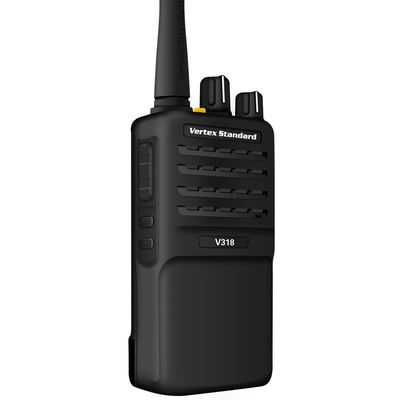 Mantenha-se conectado em suas aventuras ao ar livre com o Walkie-Talkie Preto Portátil V318