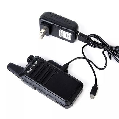 3.7V Rádio infantil Mini Walkie-Talkie VHF UHF Rádio portátil de duas vias Baofeng Bf-T7