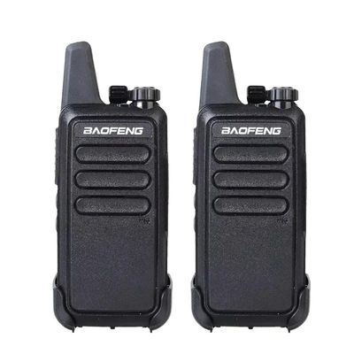 3.7V Rádio infantil Mini Walkie-Talkie VHF UHF Rádio portátil de duas vias Baofeng Bf-T7