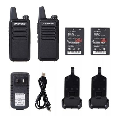 3.7V Rádio infantil Mini Walkie-Talkie VHF UHF Rádio portátil de duas vias Baofeng Bf-T7