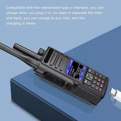 4G Dual Mode Walkie Talkie Ptt com cartão SIM Two Way Radio Global Range UHF/VHF Smartphones Jm-T350 Em 2024