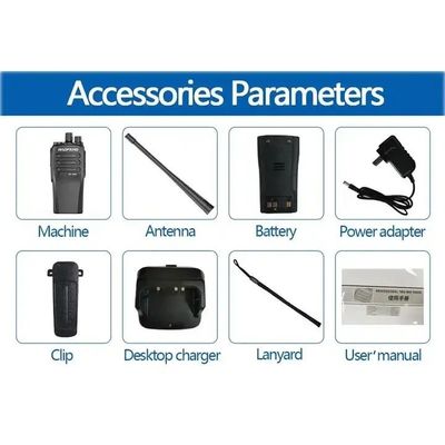 138*61*38MM Baofeng Bf-1909 10W UHF Ham Radio Intercom Transceiver Tipo C Walkie Talkie