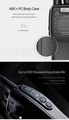 7.4V Tensão de Operação Beifeng Bf620s Walkie Talkie 128 Canais de Armazenamento para Profissionais