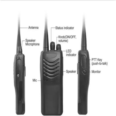 Kenwood UHF/VHF Walkie Talkie portátil com canal de armazenamento de 16CH e estilo terminal