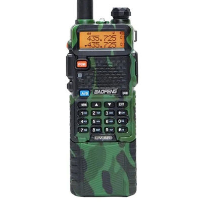 5 a 10 km de alcance de fala alarme de emergência de banda dupla GMRS Walkie Talkie Rádio bidirecional para ar livre