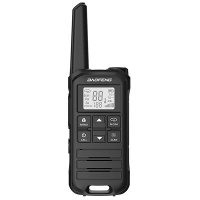 Mini Walkie Talkie portátil com faixa de frequência 136-174/403-527MHZ