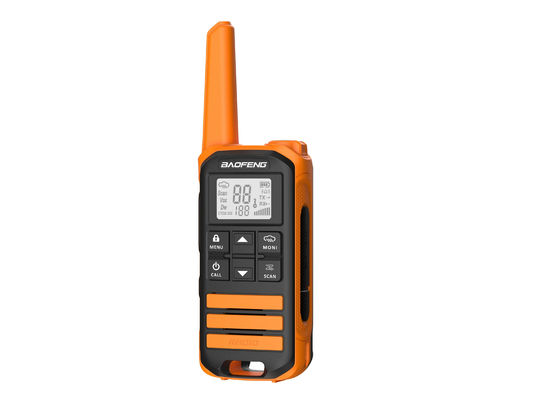 Mini Walkie Talkie portátil com faixa de frequência 136-174/403-527MHZ