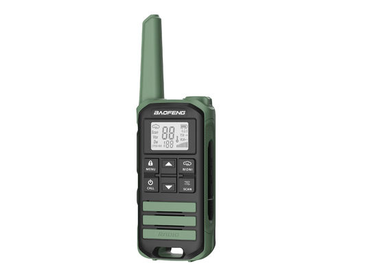 Mini Walkie Talkie portátil com faixa de frequência 136-174/403-527MHZ