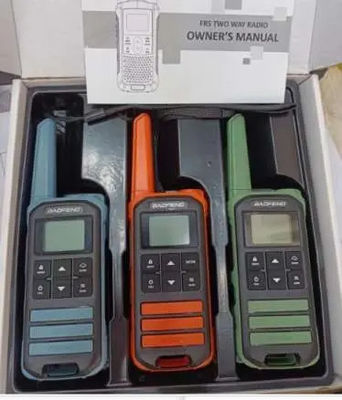 Mini Walkie Talkie portátil com faixa de frequência 136-174/403-527MHZ