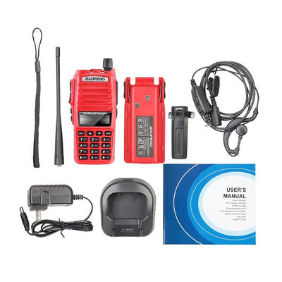 Função VOX e 16CH Channel de armazenamento VHF Dual Band Portable Wireless Ham Walkie Talkie