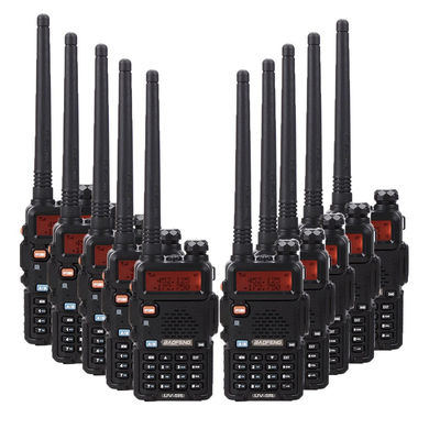 136-174/400-520MHz Faixa de frequência Walkie Talkie Wireless portátil para comunicação em equipe