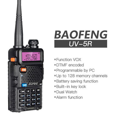 136-174/400-520MHz Faixa de frequência Walkie Talkie Wireless portátil para comunicação em equipe