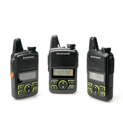 Mini Mobile Handheld Dual Band Walkie Talkie com potência de saída de 5W e função VOX