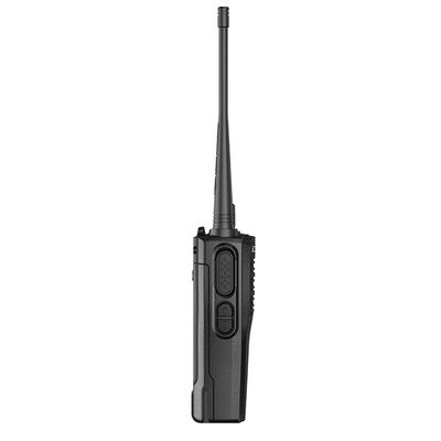 Walkie Talkie portátil sem fio preto com sinal estável e projeto resistente a quedas