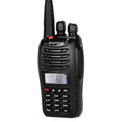 VOX Função Dual Band VHF UHF Ham Walkie Talkie para comunicação sem fio portátil