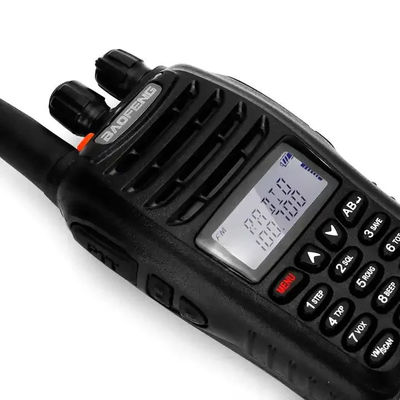 VOX Função Dual Band VHF UHF Ham Walkie Talkie para comunicação sem fio portátil