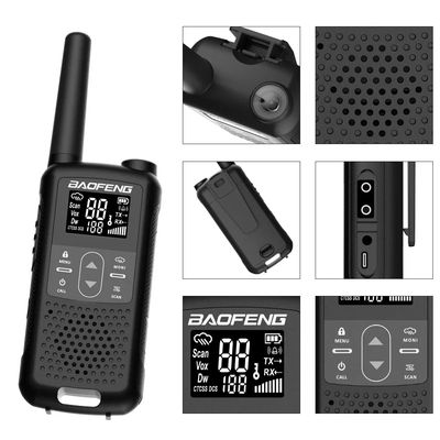 XIR P3688 DP1400 CP200D DEP450 Digital Two Way Radio Walkie Talkie 103mm*55mm*31mm Preto
